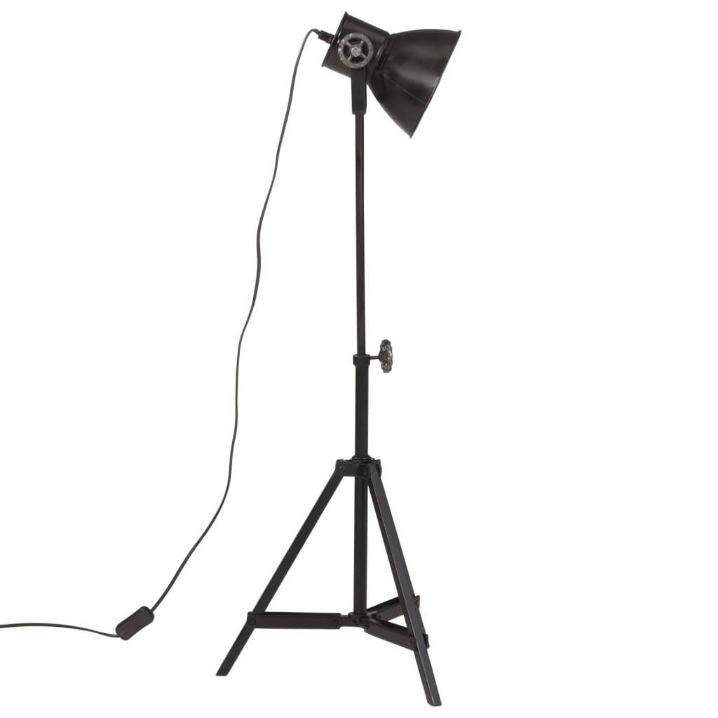 vidaXL Stehleuchte 25 W Schwarz 35x35x65/95 cm E27