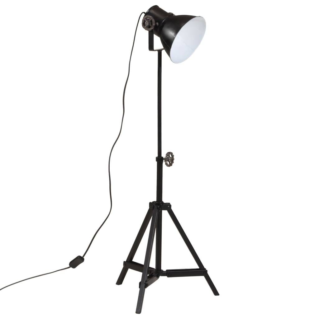 vidaXL Stehleuchte 25 W Schwarz 35x35x65/95 cm E27