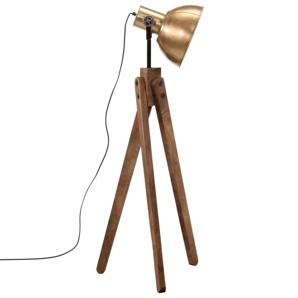 vidaXL Stehleuchte 25 W Antik Messing 45x45x120 cm E27