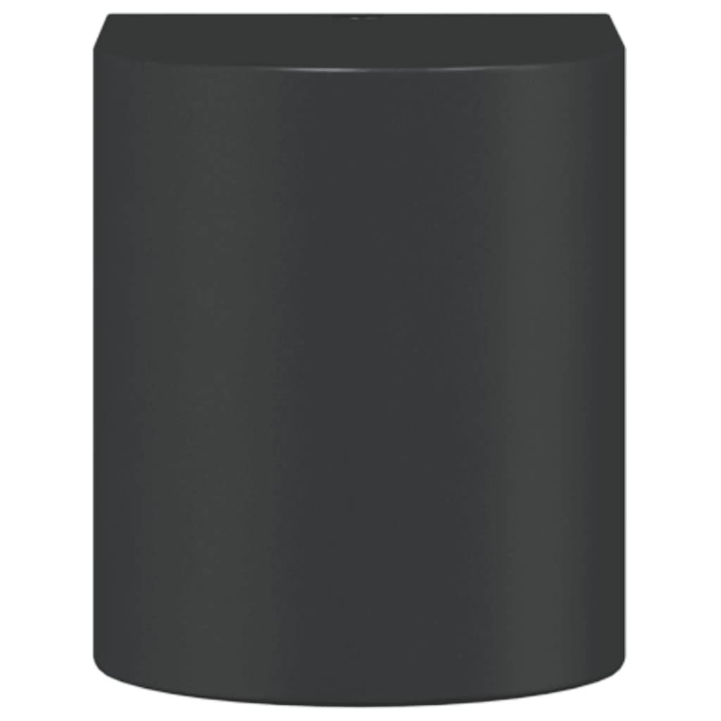 vidaXL Außenwandleuchte Schwarz Aluminiumdruckguss