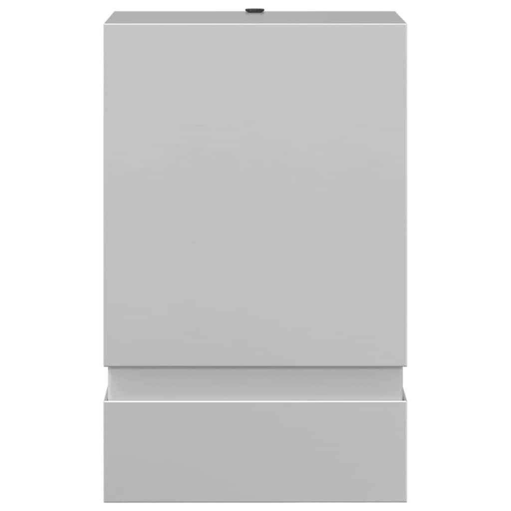 vidaXL Außenwandleuchte Silbern Edelstahl