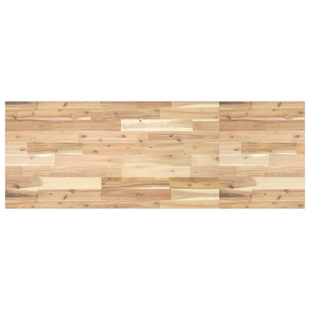 vidaXL Waschtischplatte Unbehandelt 160x50x2 cm Massivholz Akazie