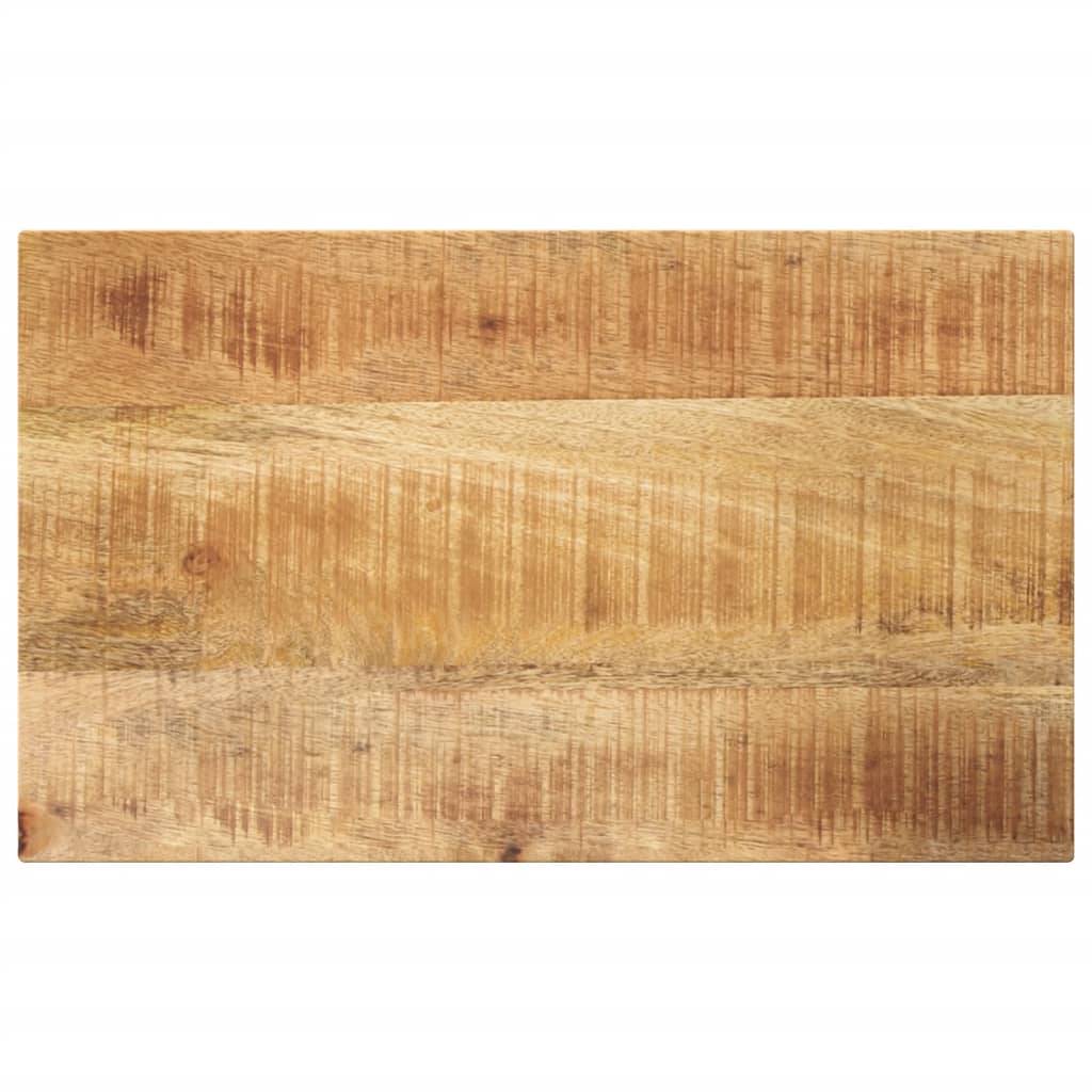 vidaXL Tischplatte 50x20x3,8 cm Rechteckig Raues Massivholz Mango
