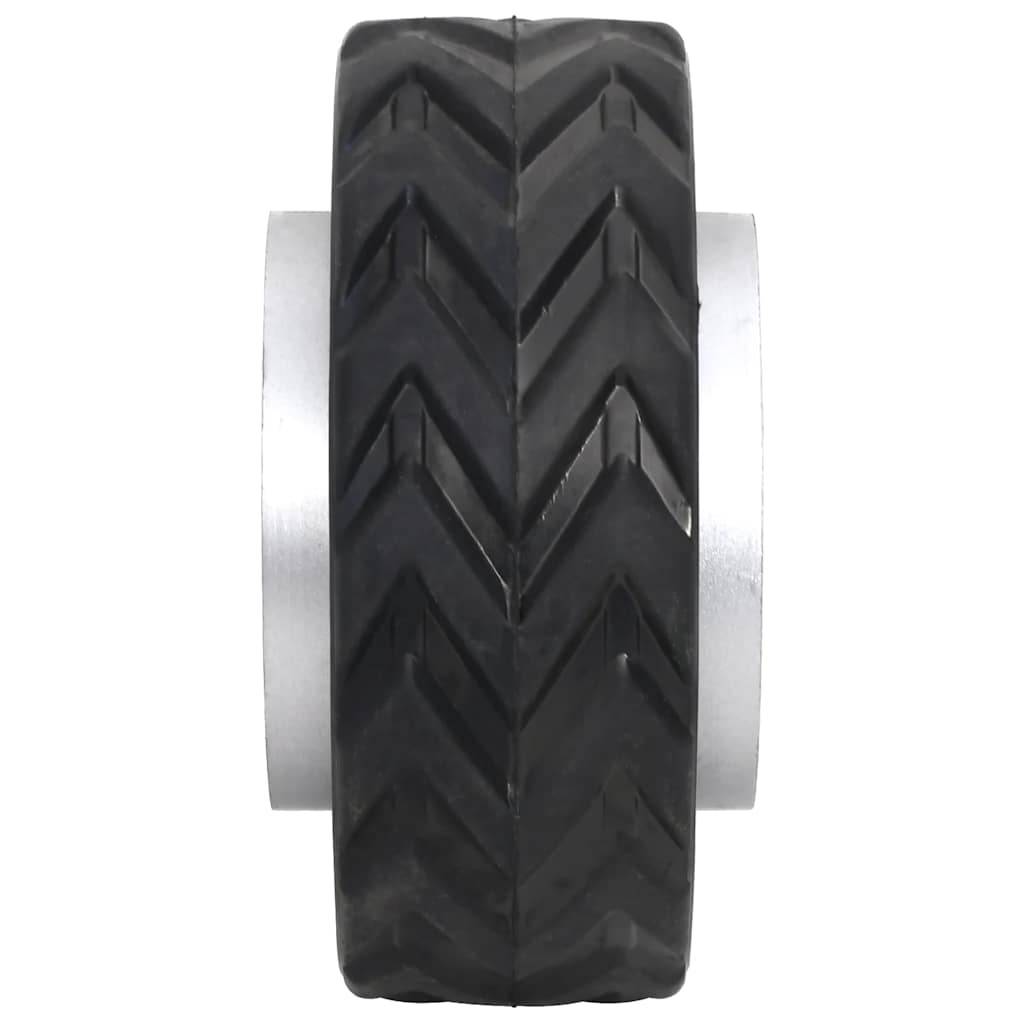 vidaXL Ersatzrad für Anhänger-Stützrad Ø19,5x10 cm Aluminium und Gummi