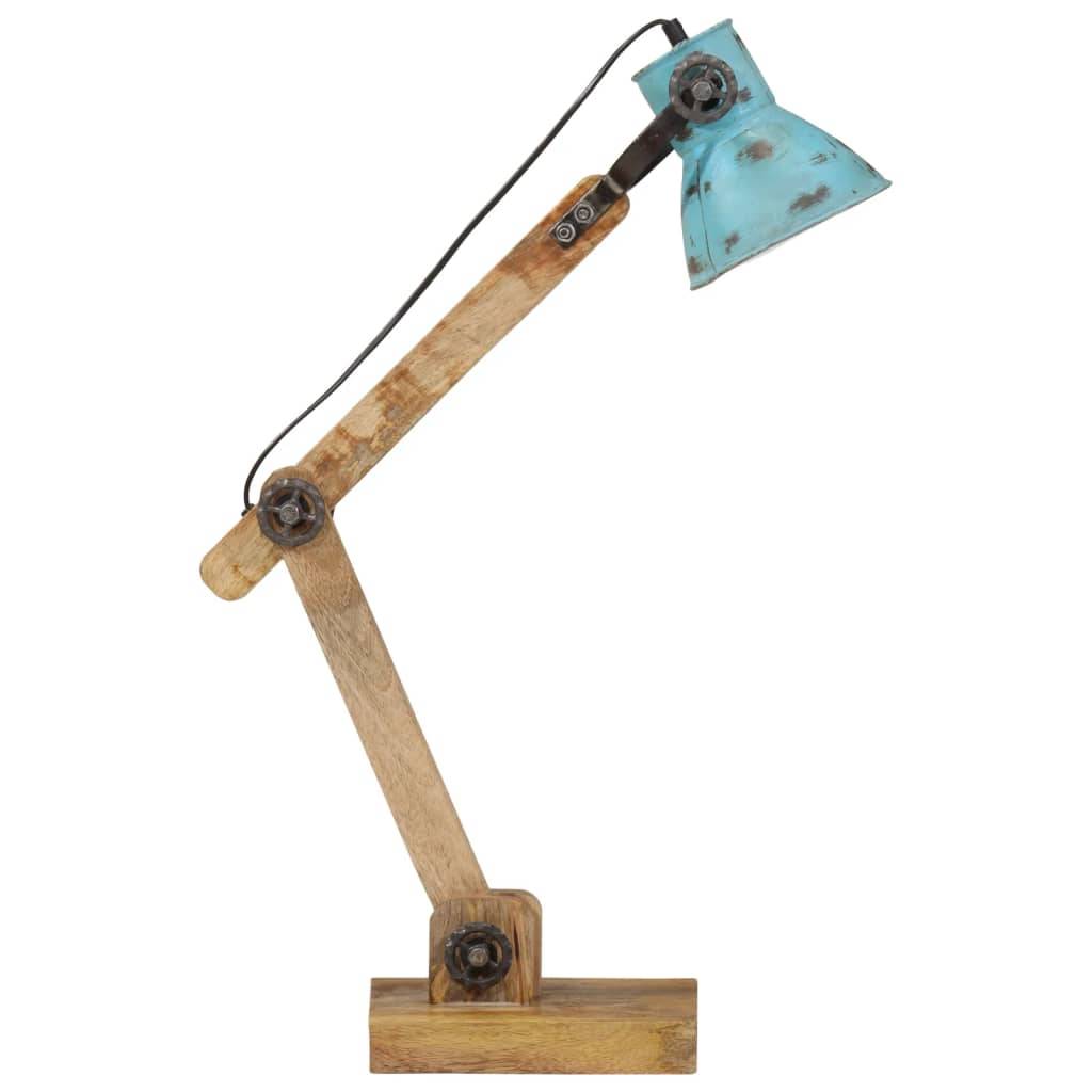vidaXL Schreibtischlampe 25 W Blau 23x18x96 cm E27