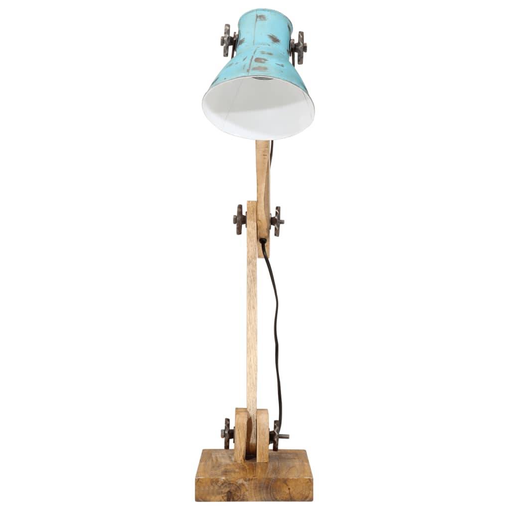 vidaXL Schreibtischlampe 25 W Blau 23x18x96 cm E27