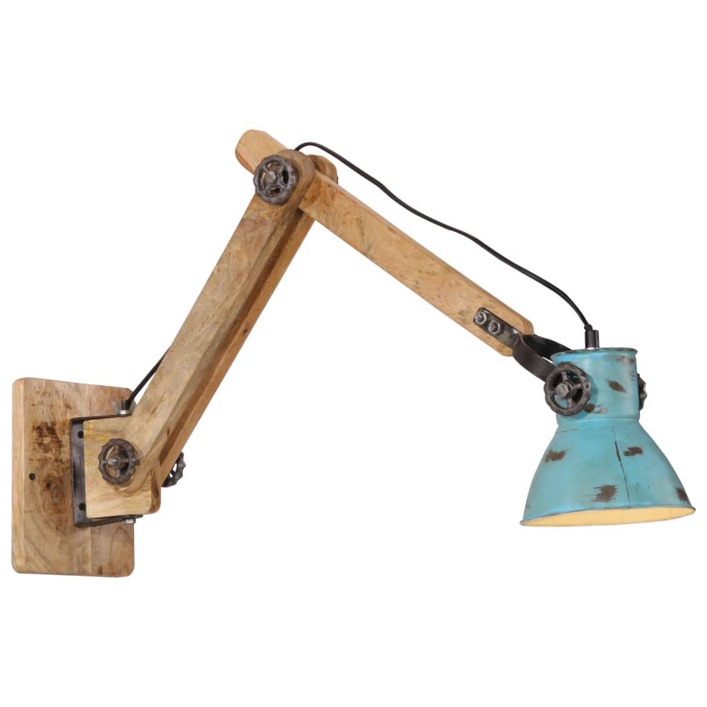 vidaXL Wandleuchte 25 W Blau 96x15x20 cm E27