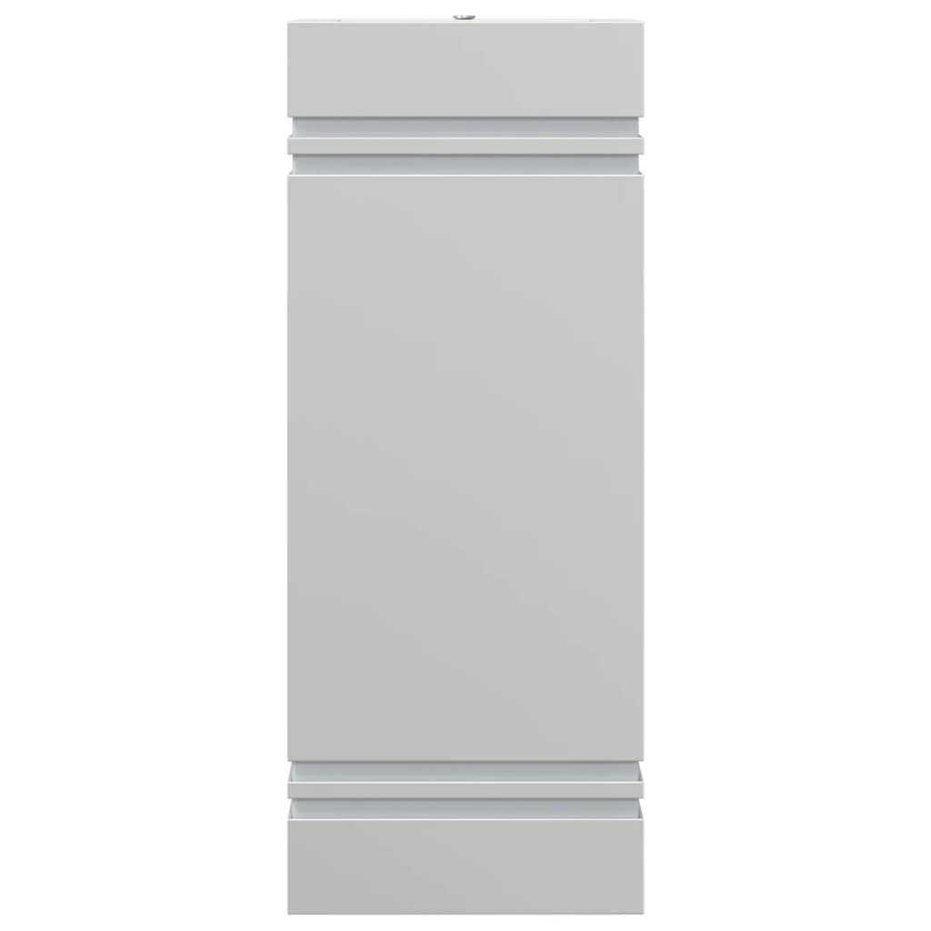 vidaXL Außenwandleuchte Silbern Edelstahl