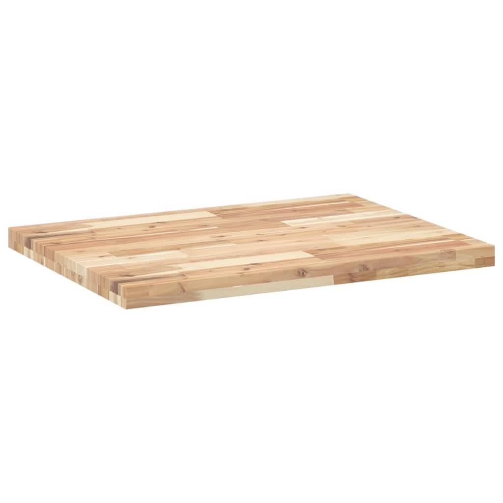 vidaXL Waschtischplatte Unbehandelt 100x60x4 cm Massivholz Akazie