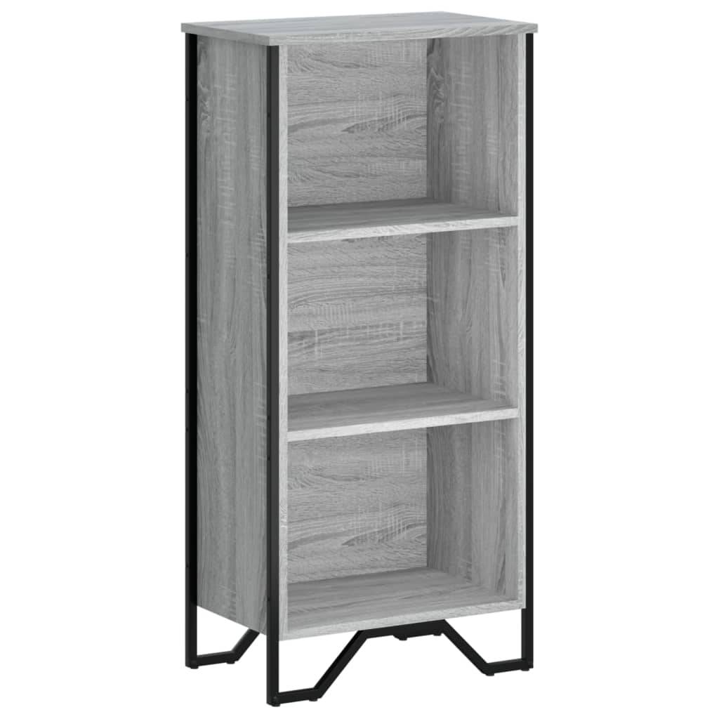 vidaXL Bücherregal Grau Sonoma 50x31x106 cm Holzwerkstoff