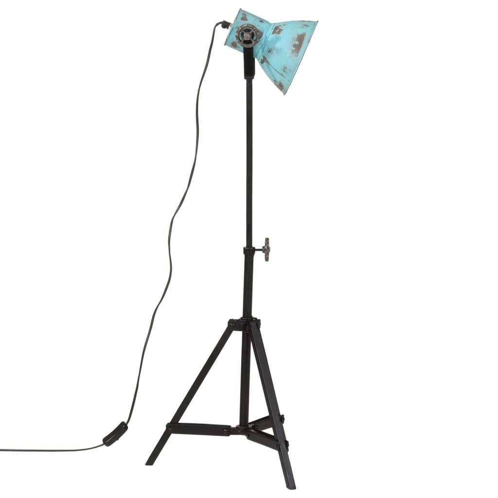 vidaXL Stehleuchte 25 W Blau 35x35x65/95 cm E27