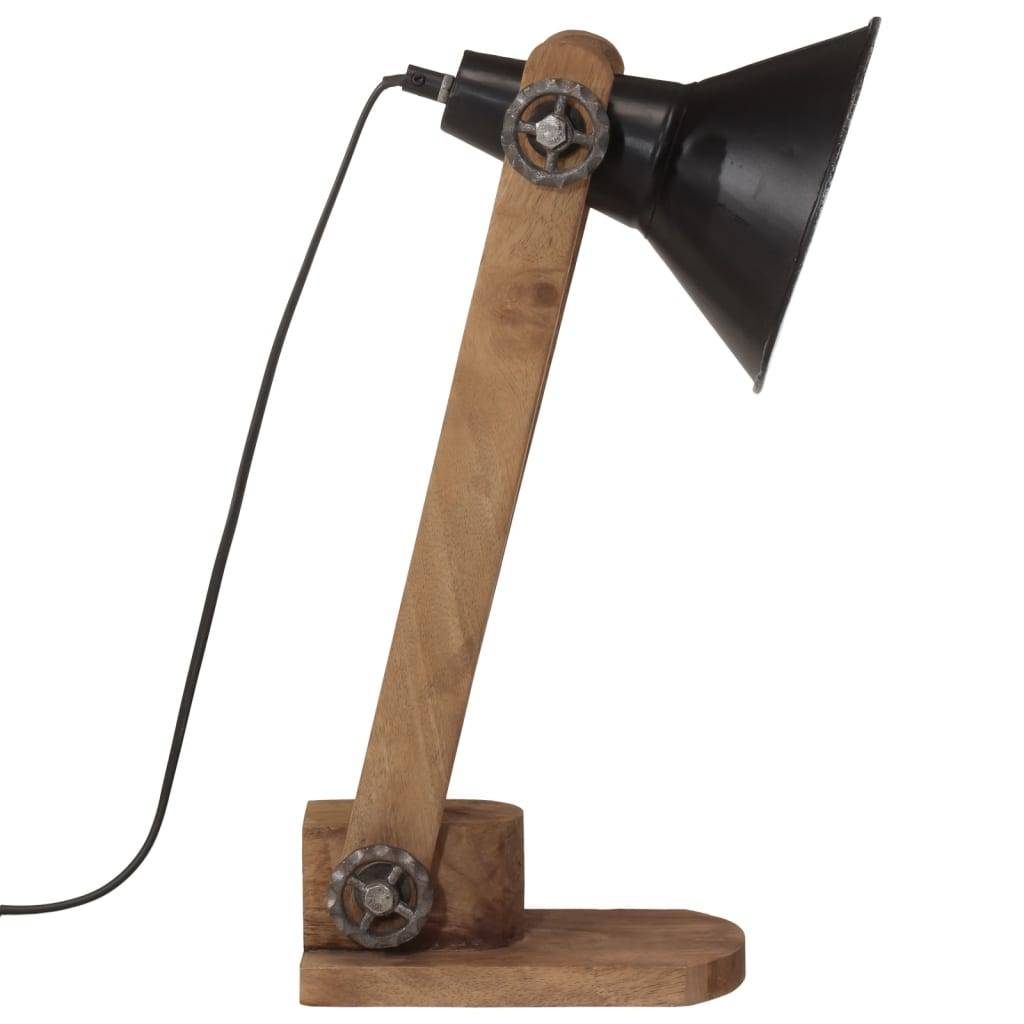 vidaXL Schreibtischlampe 25 W Schwarz 23x13x52 cm E27