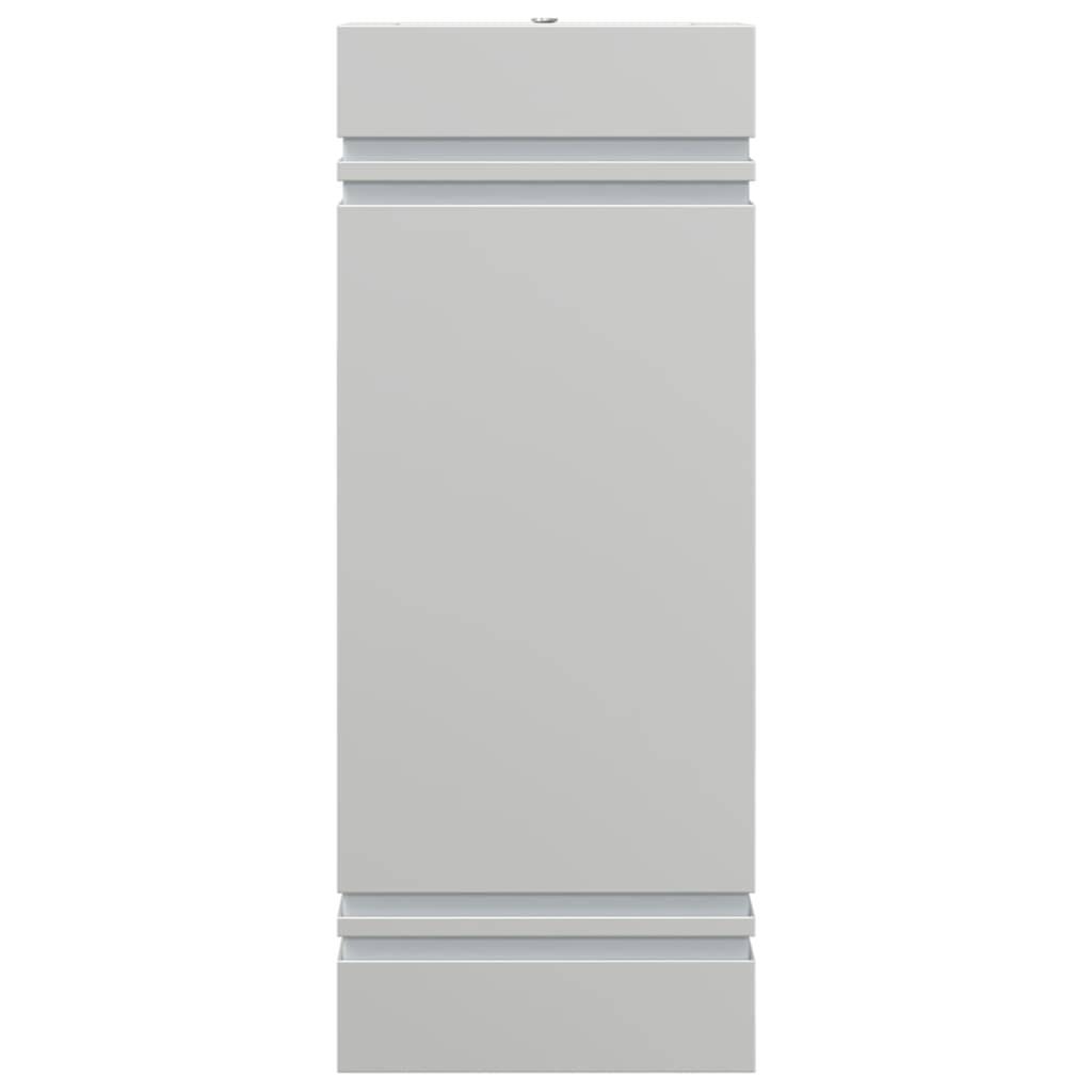 vidaXL Außenwandleuchten 2 Stk. Silbern Edelstahl