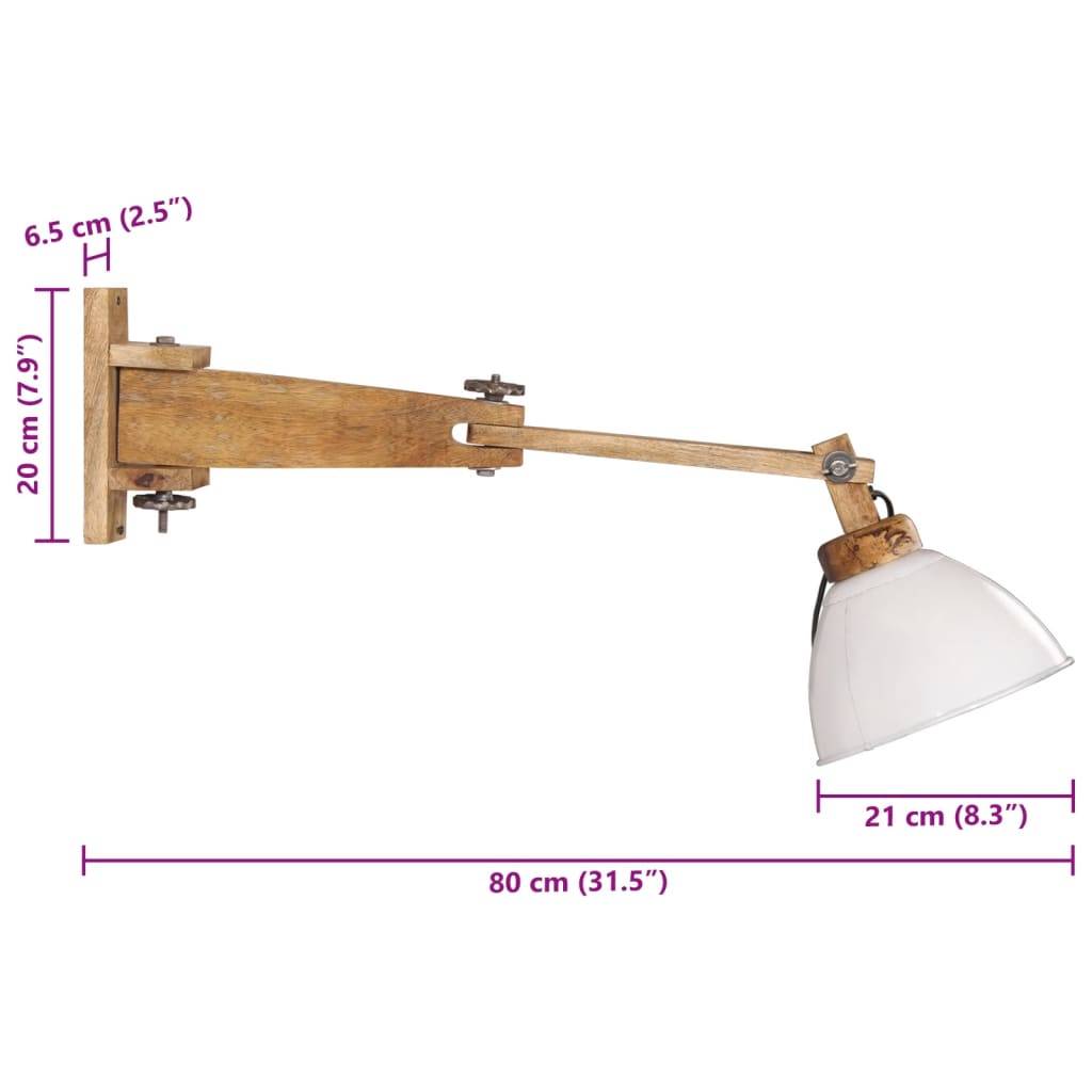 vidaXL Wandleuchte 25 W Weiß E27