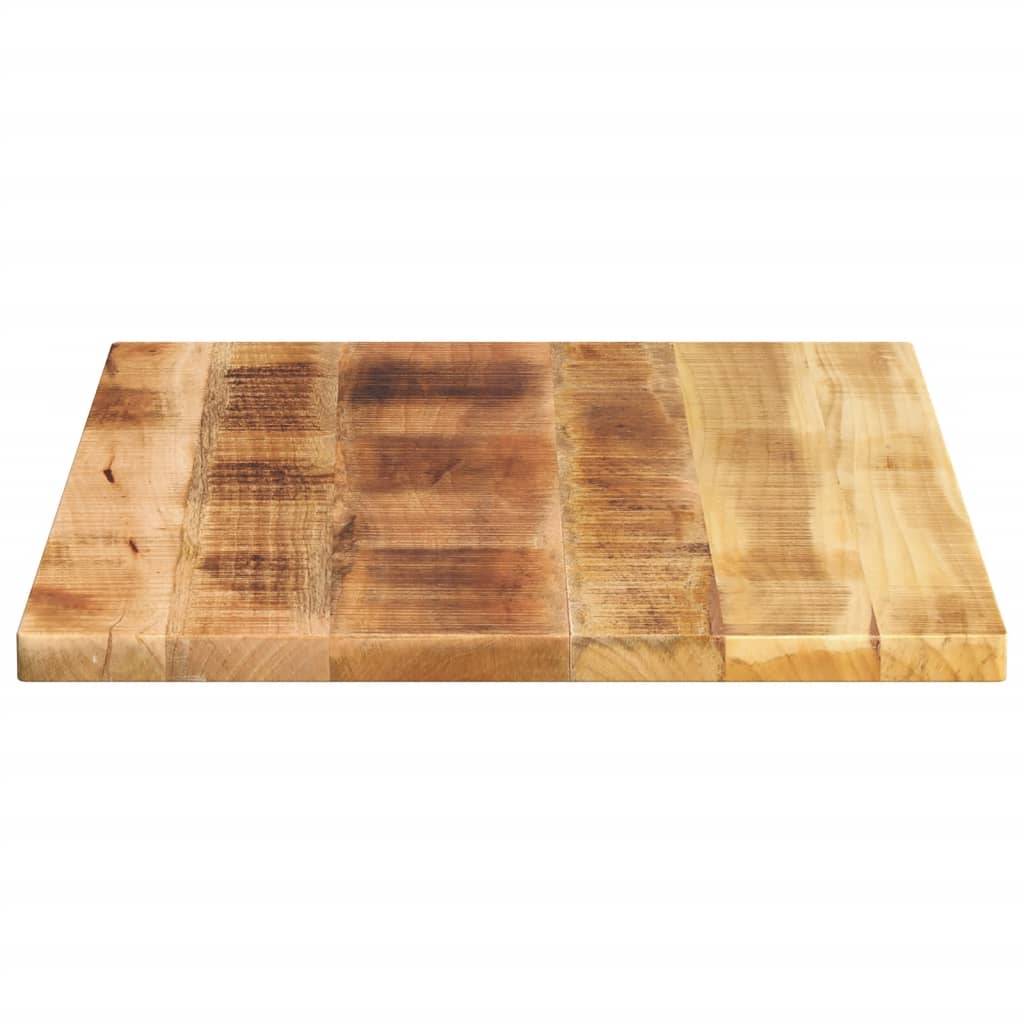 vidaXL Tischplatte 70x60x1,5 cm Rechteckig Raues Massivholz Mango