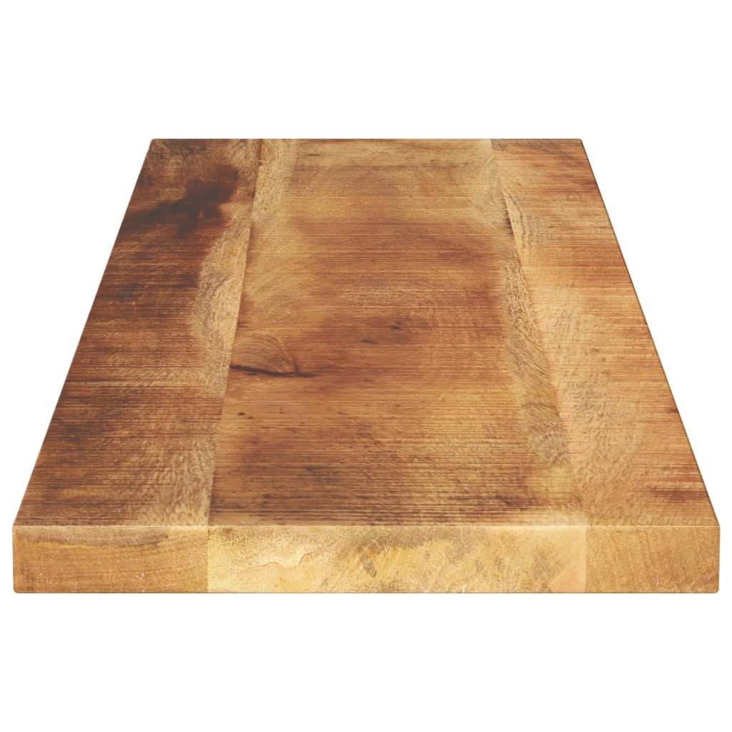 vidaXL Tischplatte 100x20x3,8 cm Rechteckig Raues Massivholz Mango