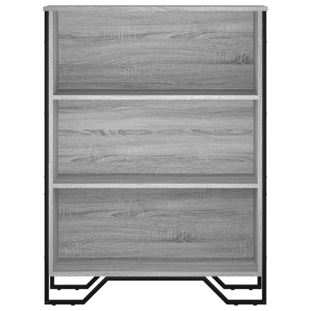 vidaXL Bücherregal Grau Sonoma 80x31x106 cm Holzwerkstoff