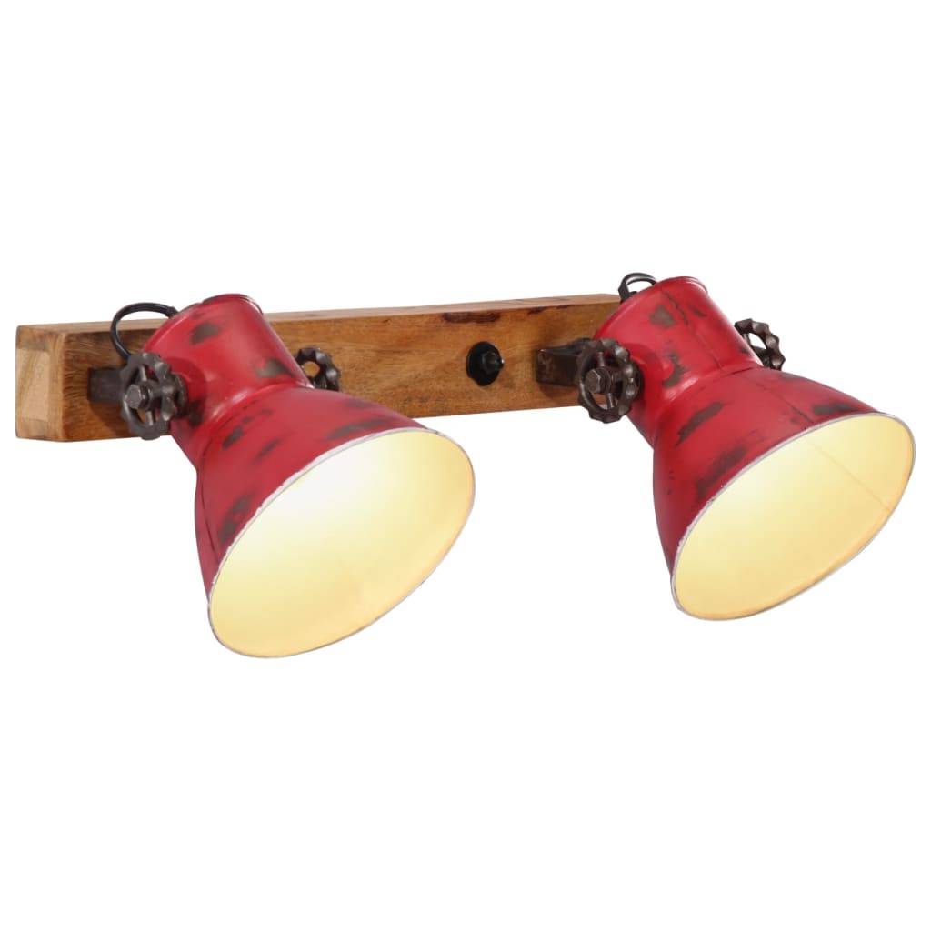 vidaXL Wandleuchte 25 W Rot 45x25 cm E27