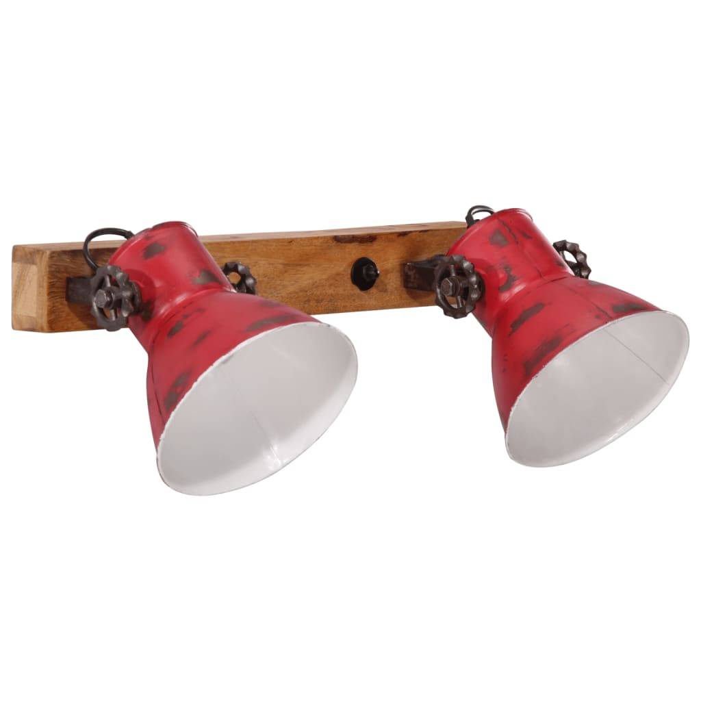 vidaXL Wandleuchte 25 W Rot 45x25 cm E27