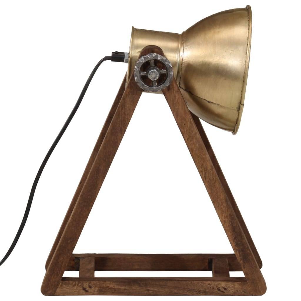 vidaXL Schreibtischlampe 25 W Antik-Messing 30x17x40 cm E27