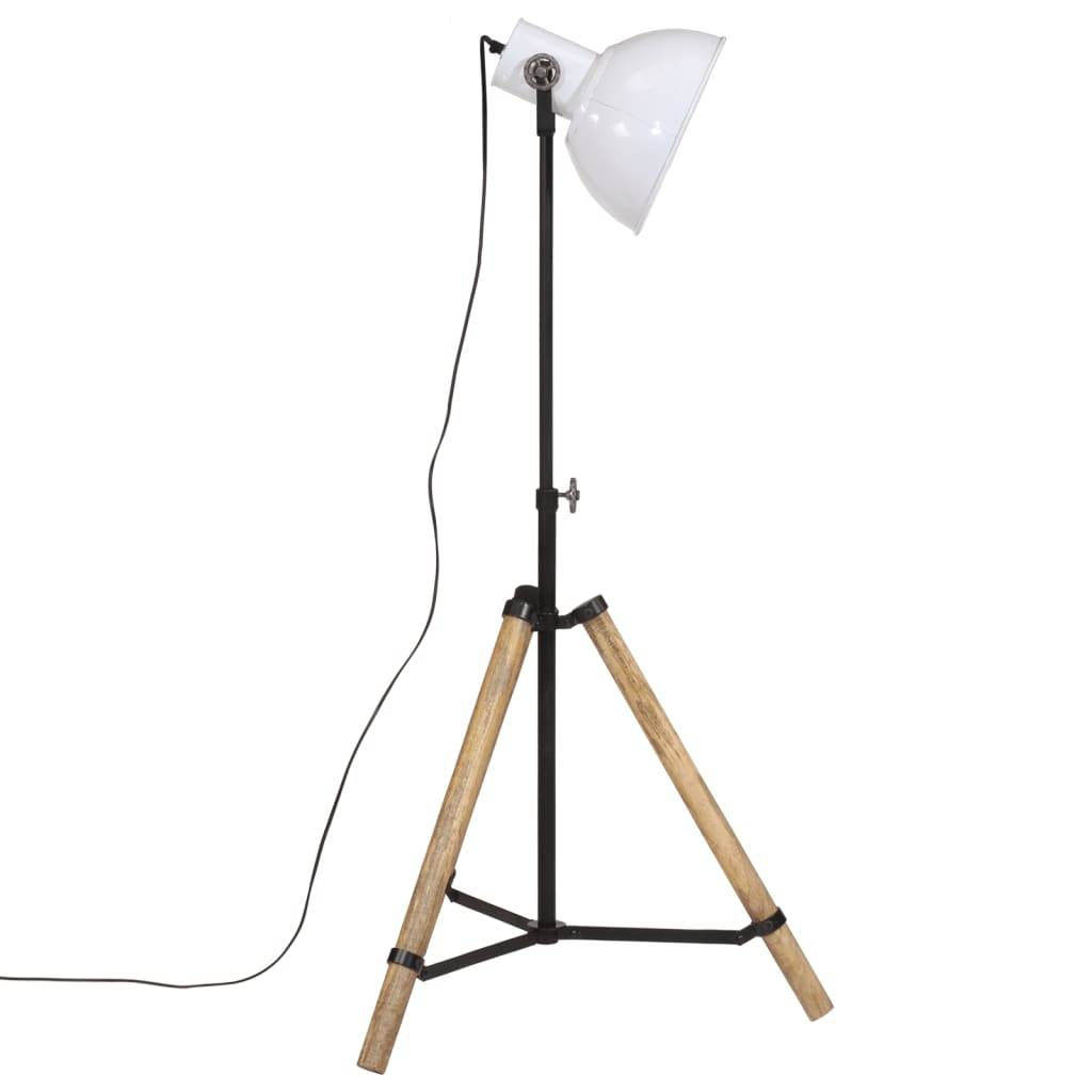 vidaXL Stehleuchte 25 W Weiß 75x75x90-150 cm E27