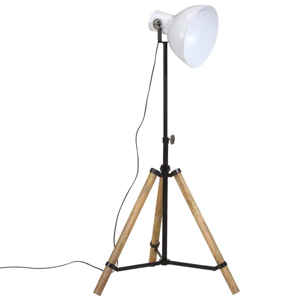 vidaXL Stehleuchte 25 W Weiß 75x75x90-150 cm E27