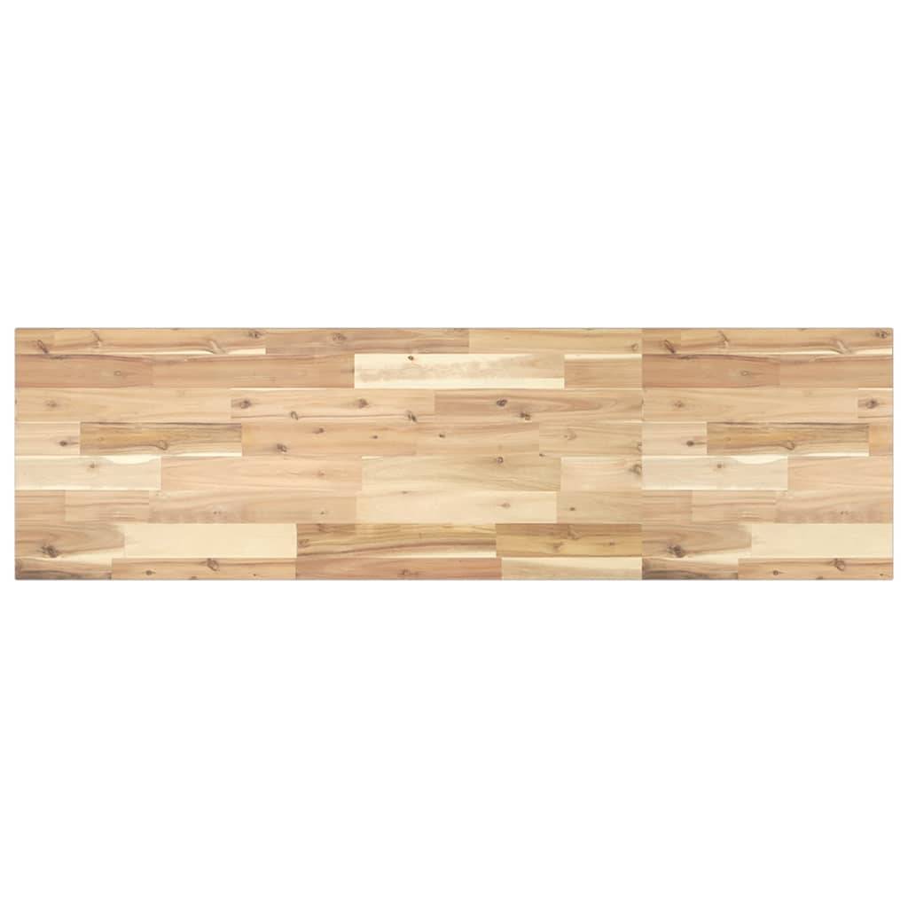 vidaXL Waschtischplatte Unbehandelt 140x40x2 cm Massivholz Akazie