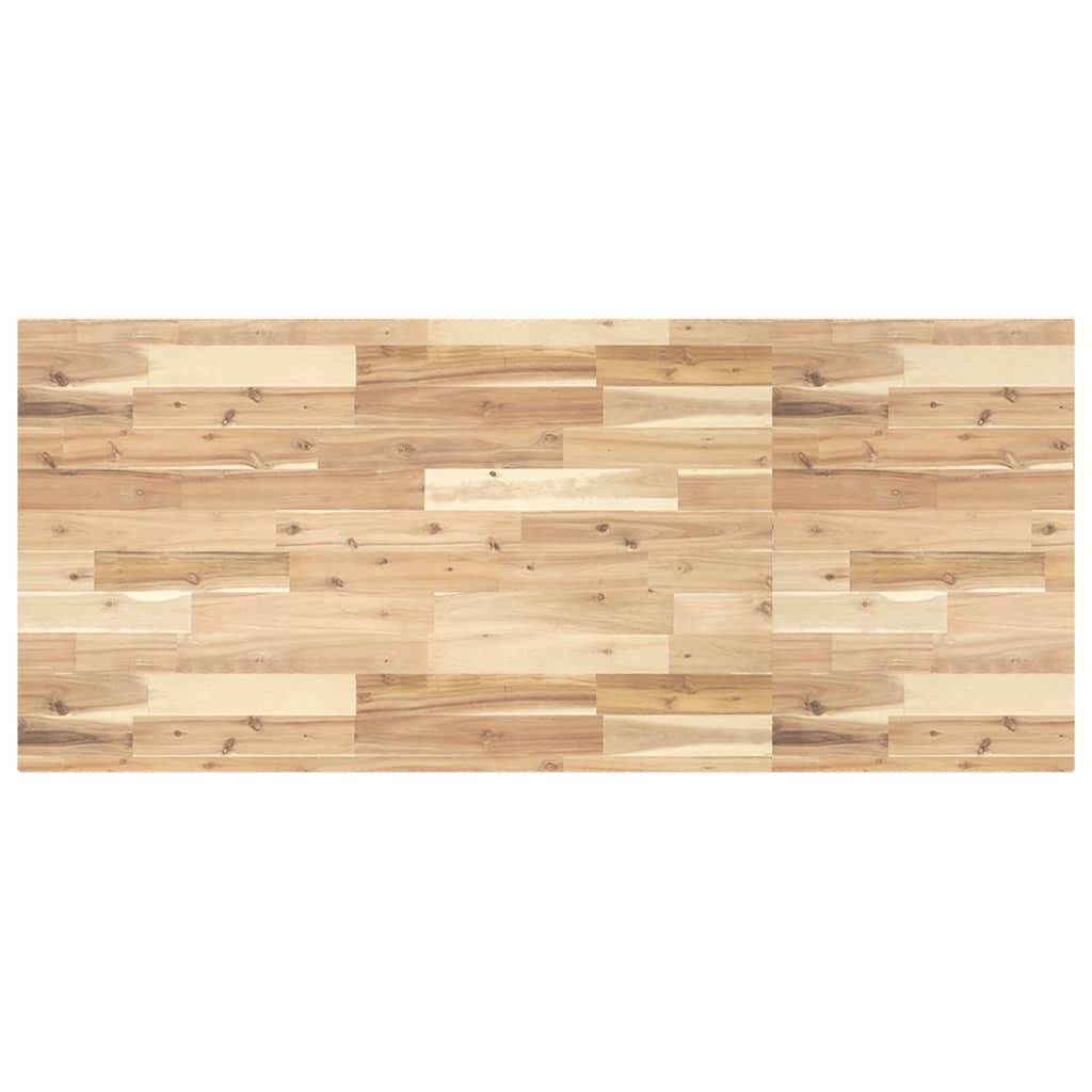 vidaXL Waschtischplatte Unbehandelt 140x60x4 cm Massivholz Akazie