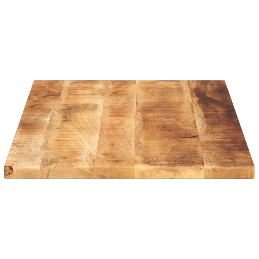 vidaXL Tischplatte 100x60x3,8 cm Rechteckig Raues Massivholz Mango