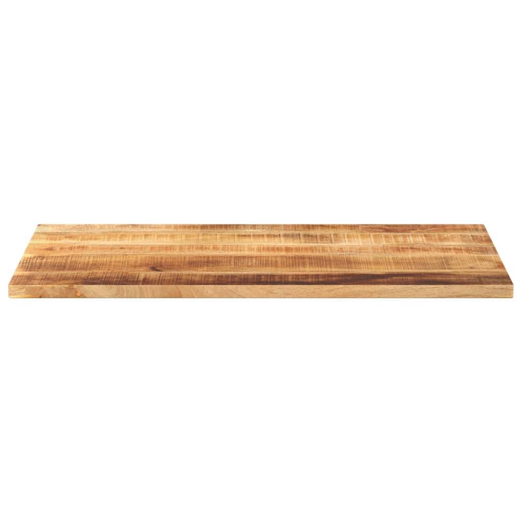 vidaXL Tischplatte 100x60x3,8 cm Rechteckig Raues Massivholz Mango