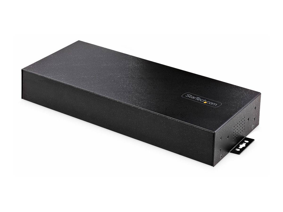 StarTech.com 16-Port Industrial USB 5Gbps Hub with Power Adapter, Metal Enclosure, Mountable, ESD Protection, Terminal B