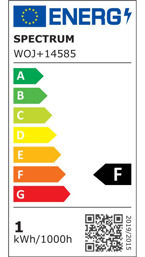 Spectrum LED E27 G45 Filament matt 1W = 10W Tropfen 90lm 300° 230V Warmweiß 2700K