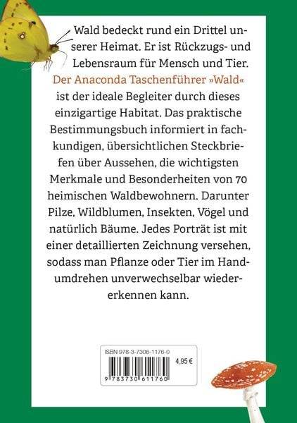 Anaconda Taschenführer Wald - 70 Tier- und Pflanzenarten entdecken und bestimmen