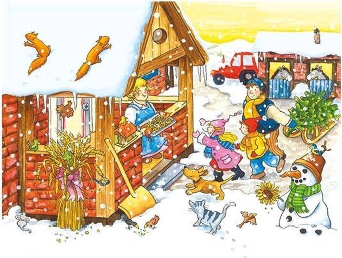 Gollnest &amp; Kiesel GoKi W&amp;#252 rfelpuzzle Jahreszeiten auf dem Bauern
