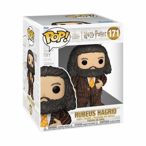 Harry Potter Super Sized Jumbo POP! Vinyl Figur Hagrid Animal Pelt Outfit 15 cm