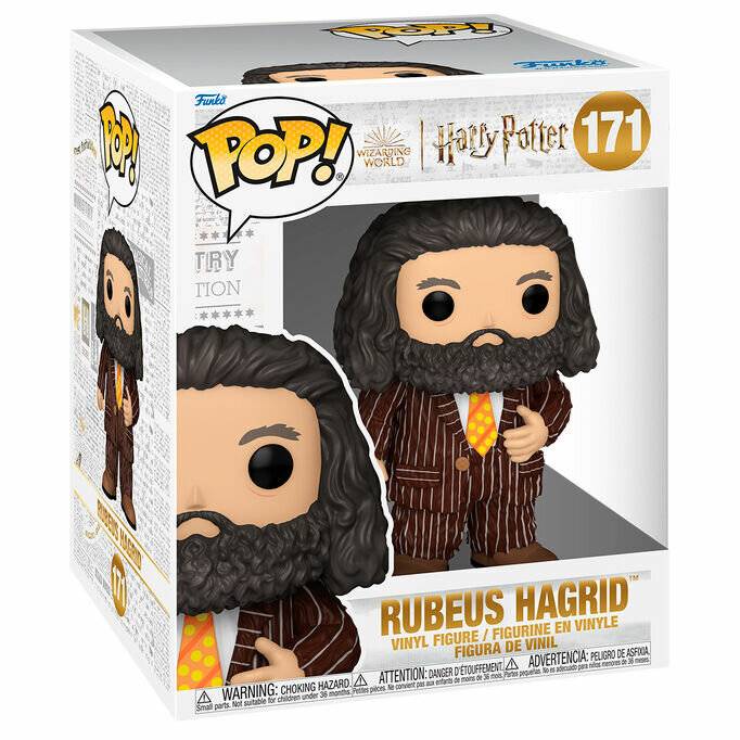 Harry Potter Super Sized Jumbo POP! Vinyl Figur Hagrid Animal Pelt Outfit 15 cm