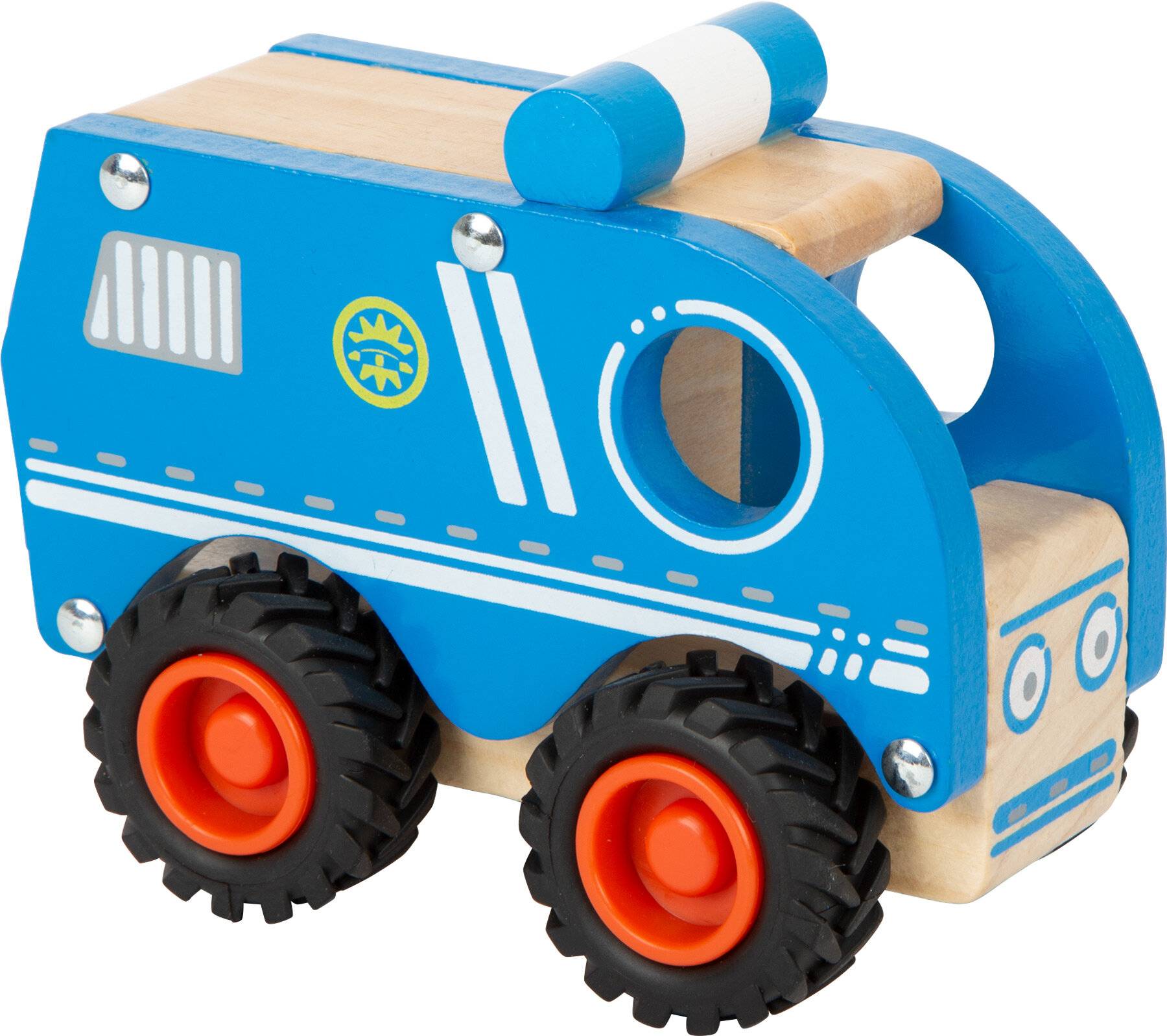 small foot 11077 Polizeifahrzeug aus Holz, ab 18 Monaten