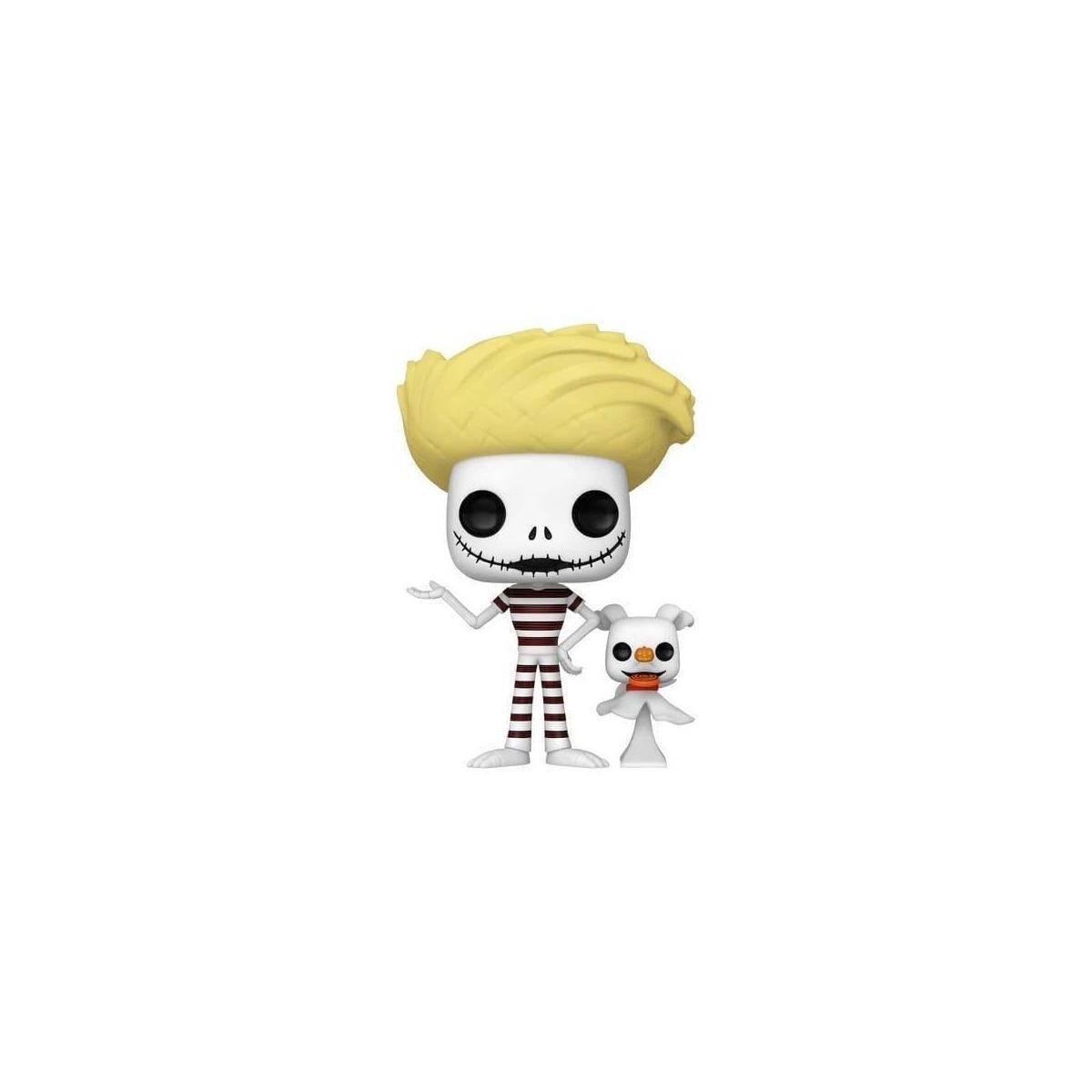 FK80598 - Nightmare before Christmas POP! Disney Vinyl Figur Jack wZero(Beach) 9 cm