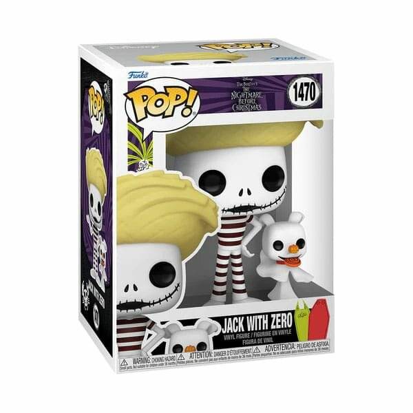 POP Figur Disney Nightmare Before Christmas Jack mit Zero