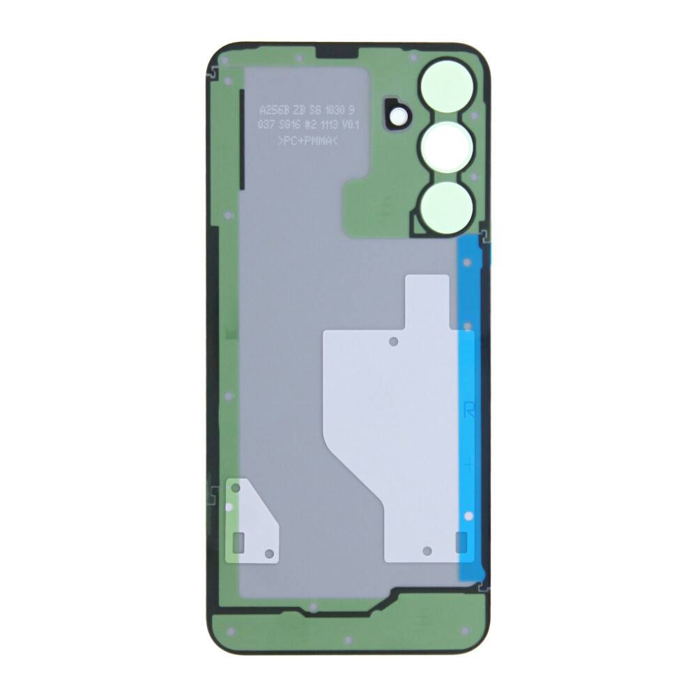 „Rückseite des Smartphones mit Klebeakku-Abdeckung