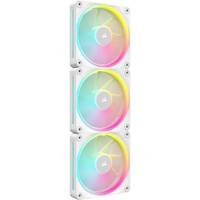 CORSAIR iCUE Link LX120 RGB Starter Kit - Gehäuselüfter - 120 mm - weiß (Packung mit 3)