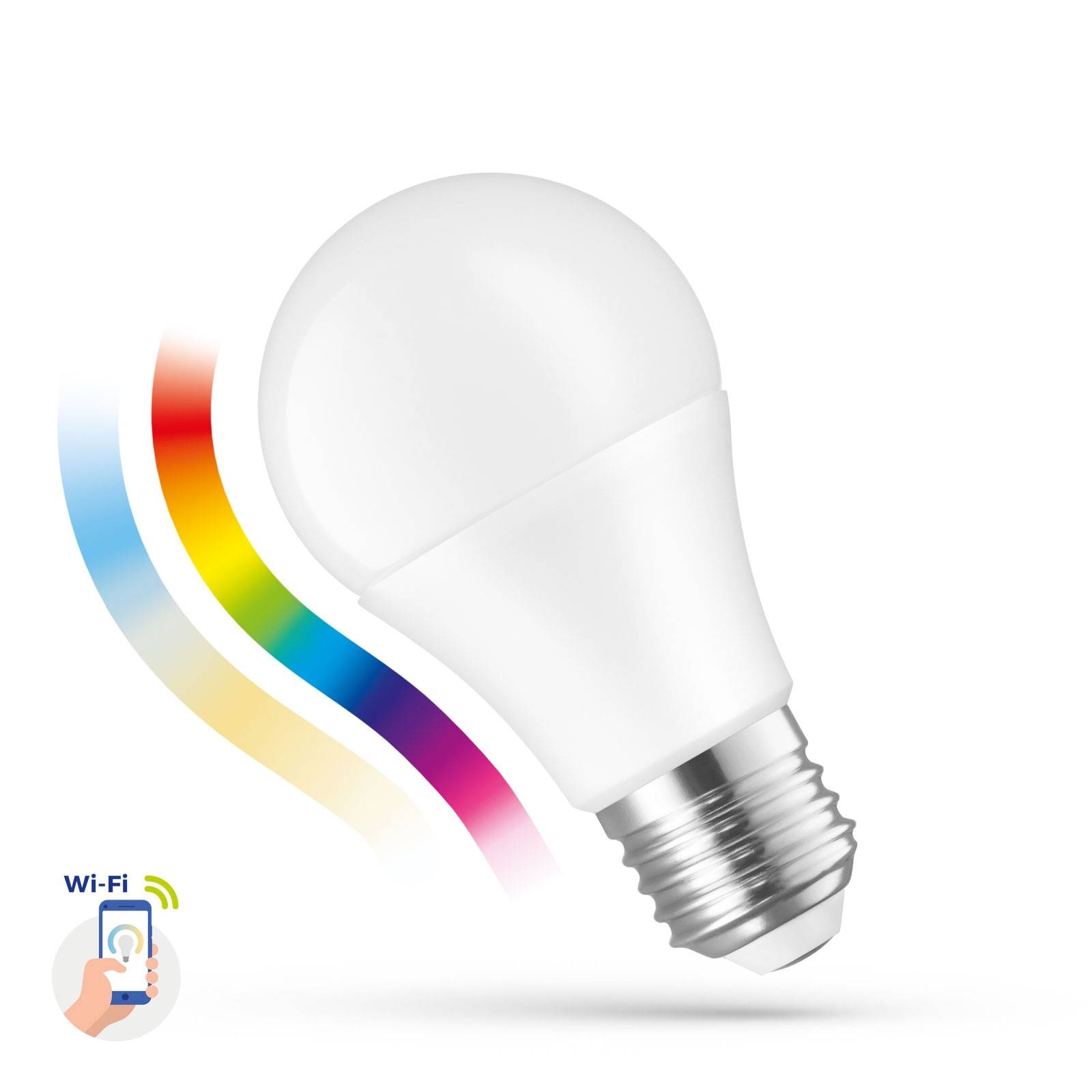 Spectrum LED E27 A60 Smart Home 9W = 62W bunt 850lm 2700K-6500K Alexa Google Tuya DIMMBAR