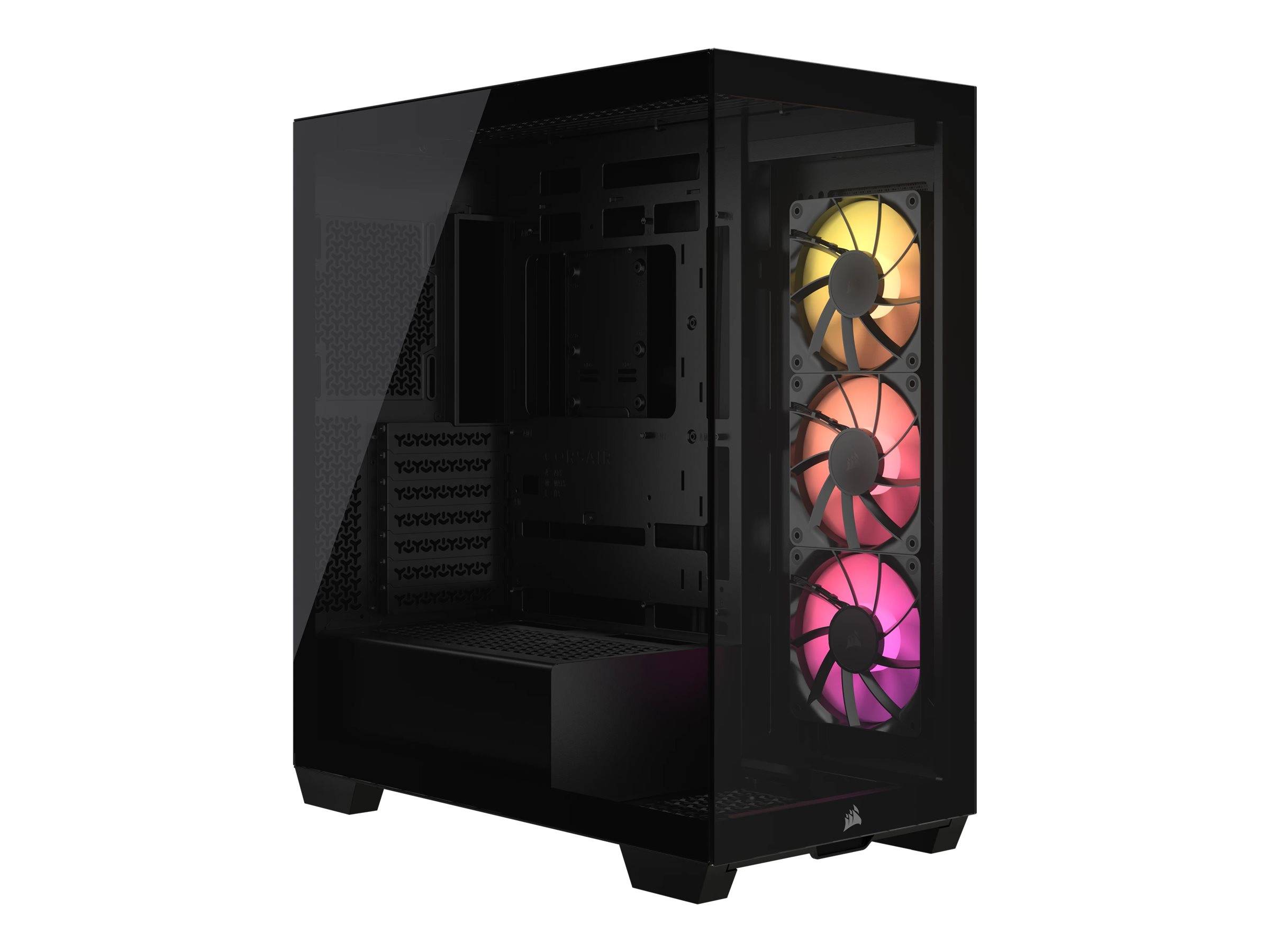CORSAIR 3500X ARGB - Mid tower - E-ATX - Seitenteil mit Fenster (gehärtetes Glas)