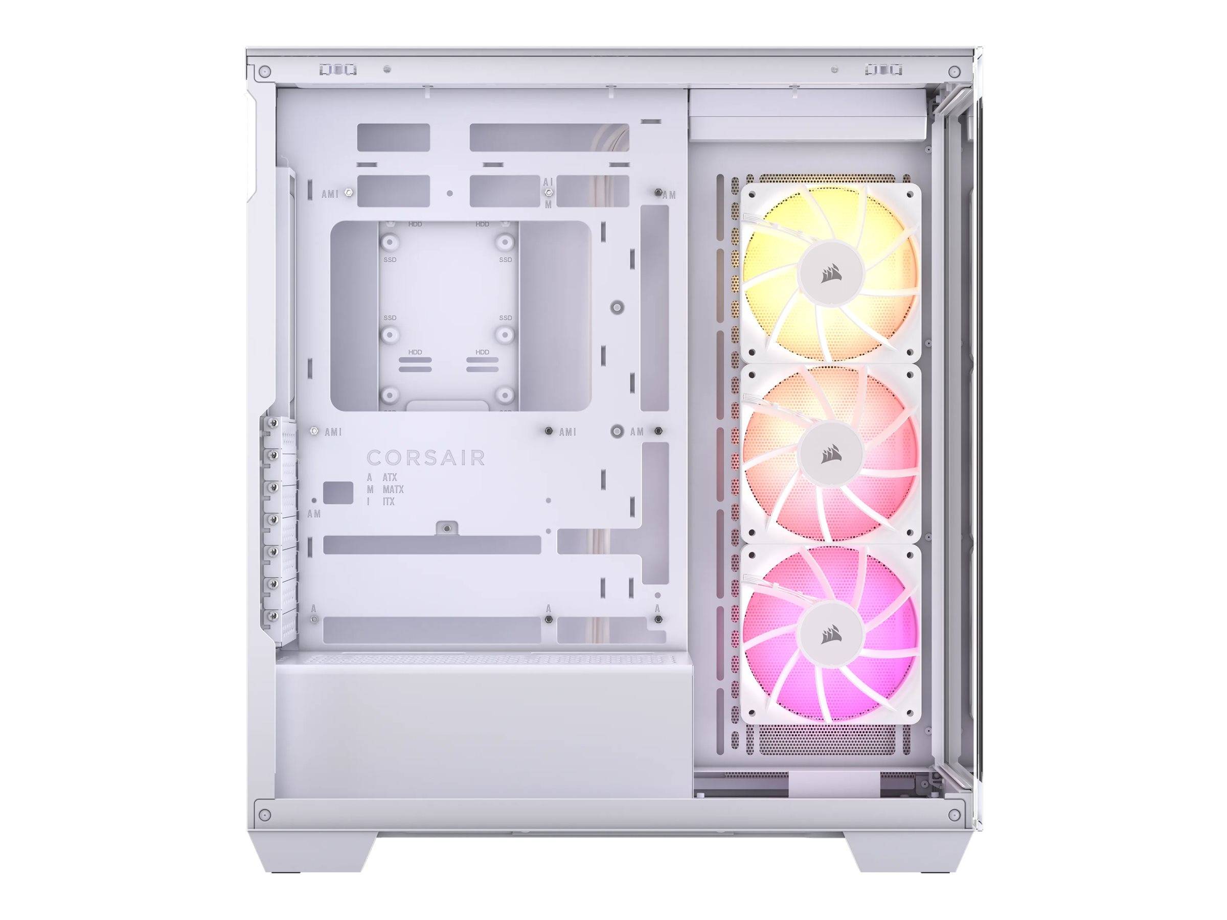 CORSAIR 3500X ARGB - Mid tower - E-ATX - Seitenteil mit Fenster (gehärtetes Glas)