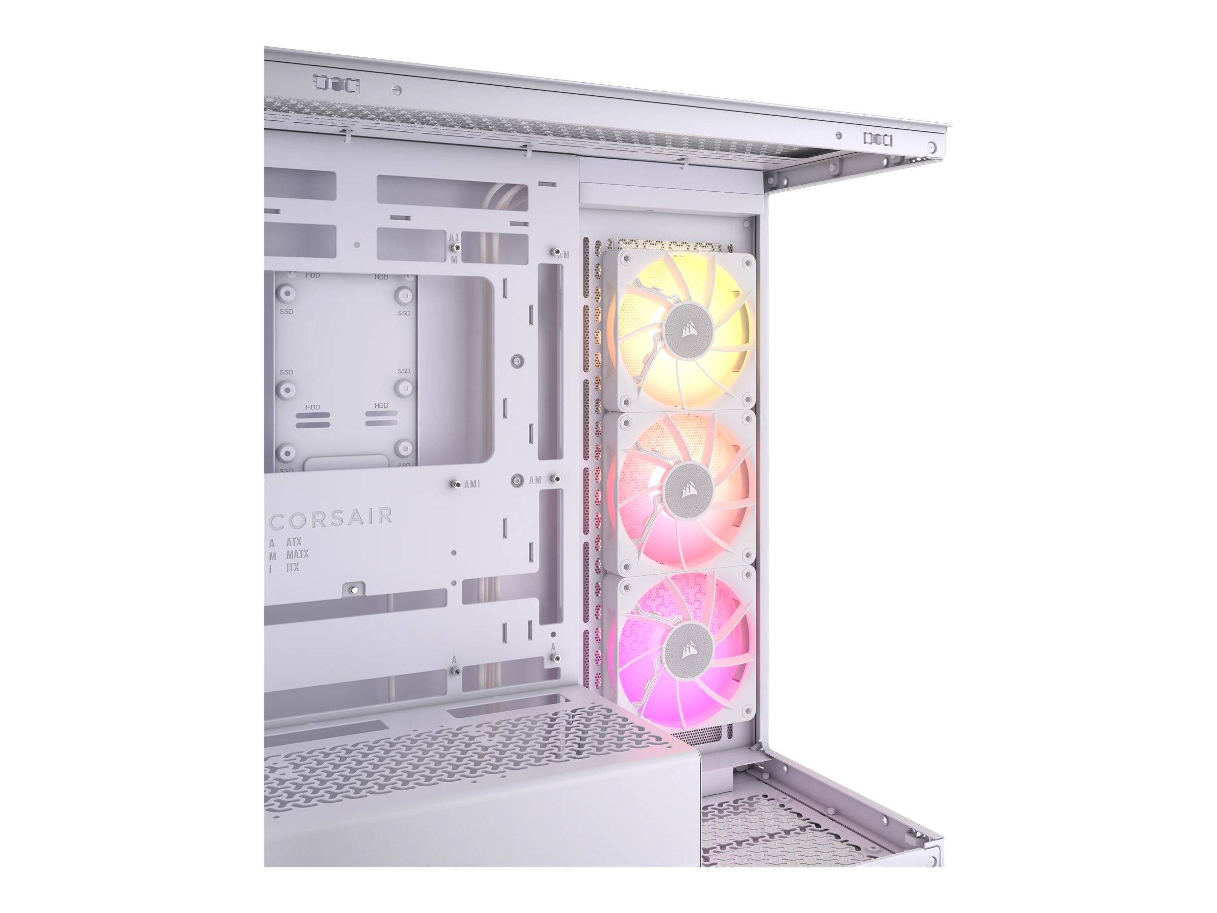 CORSAIR iCUE LINK 3500X RGB - Mid tower - E-ATX - Seitenteil mit Fenster (gehärtetes Glas)