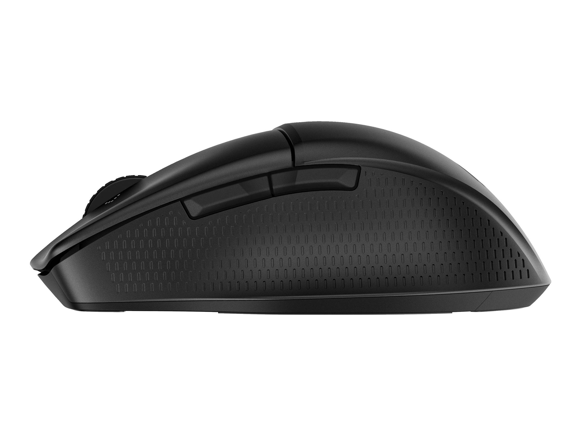 HP 480 - Maus - Komfort, Standardgröße - ergonomisch - 7 Tasten - kabellos - Bluetooth 5.3 - kabelloser Empfänger (USB)