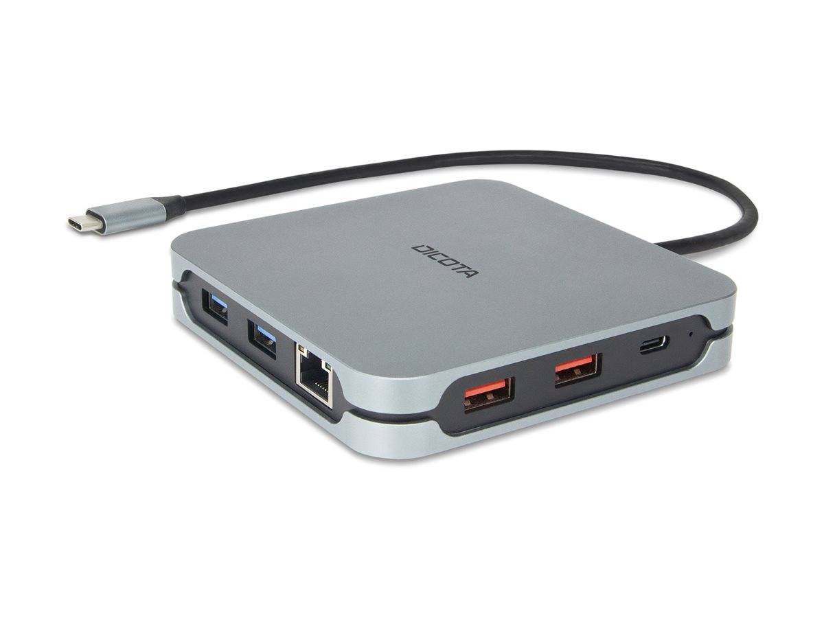 DICOTA 10-in-1 - Dockingstation - für Laptop, Tablet