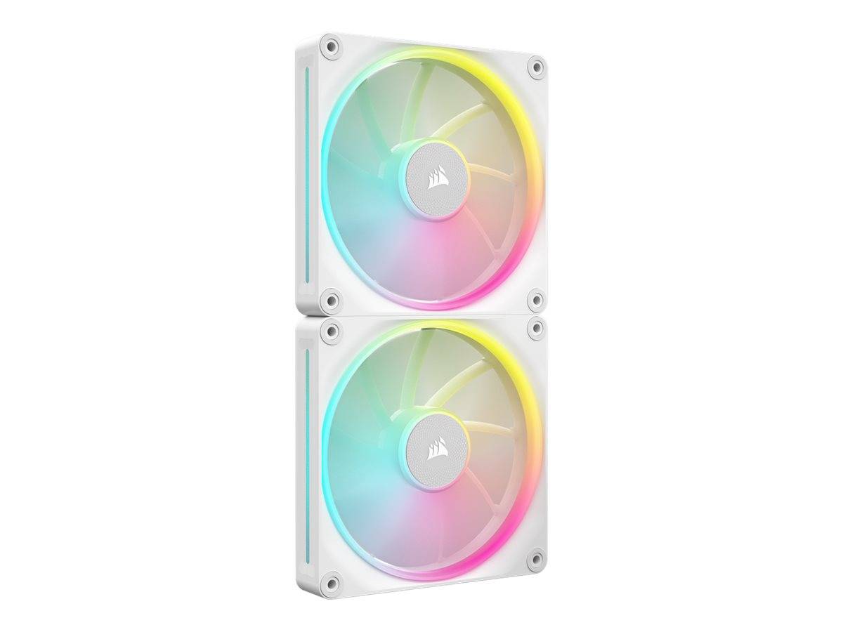 CORSAIR iCUE Link LX140 RGB - Gehäuselüfter - 140 mm - weiß (Packung mit 2)