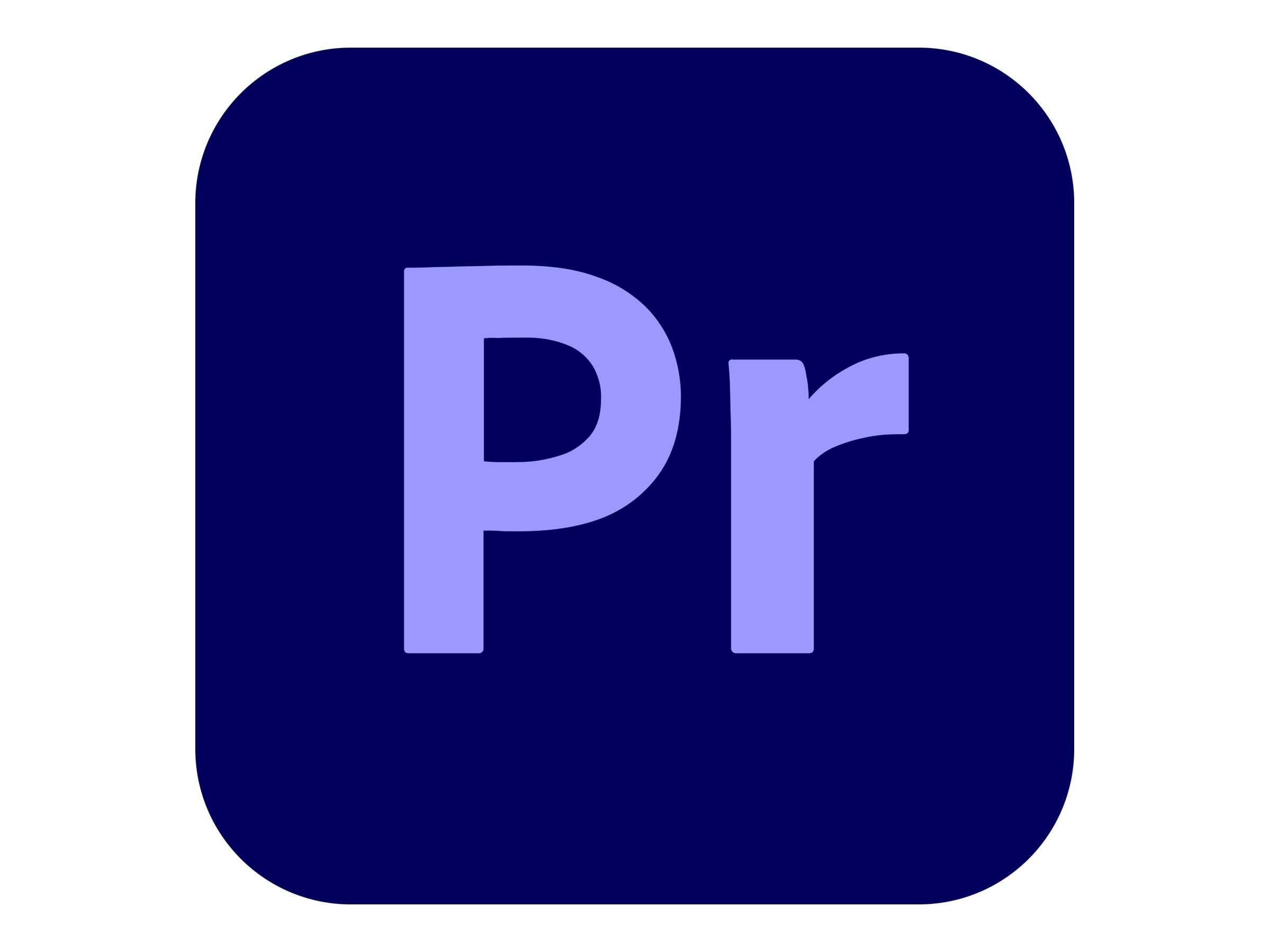 Adobe Premiere Pro CC for Enterprise - Enterprise Lizenz Abonnement Neu (monatlich)