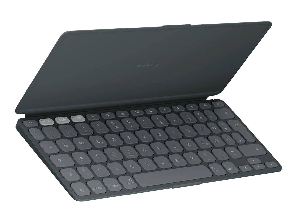 Logitech Keys-To-Go 2 for iPad - Tastatur - built-in cover